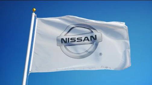 Nissan Car Flag White 3X5 Ft Polyester Banner USA 90x150cm by flagsjustdoit