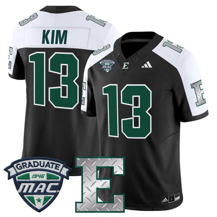 Noah Kim Jersey #13 Eastern Michigan Eagles 2025 Limited Stitched by My Store NCAA Football Jerseys