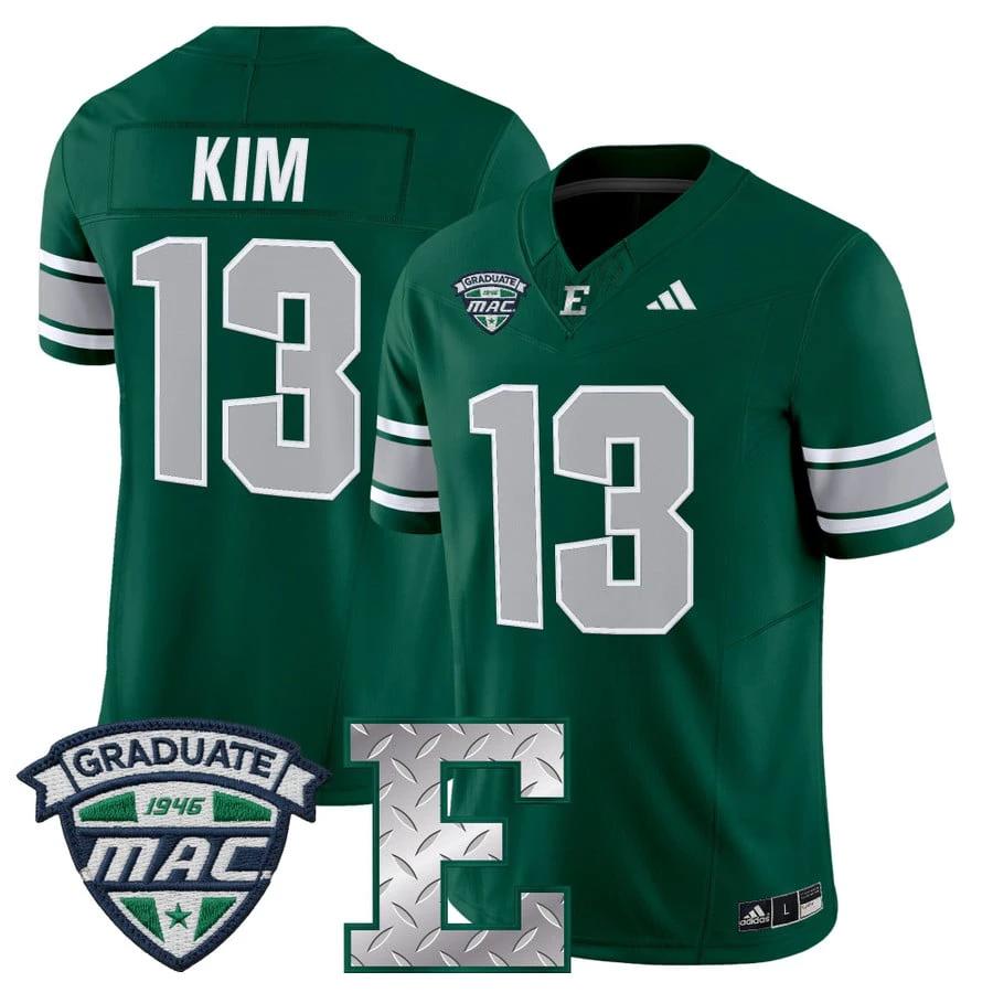 Noah Kim Jersey #13 Eastern Michigan Eagles 2025 Limited Stitched by My Store NCAA Football Jerseys