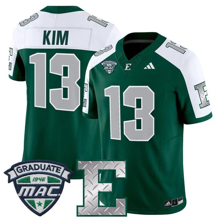 Noah Kim Jersey #13 Eastern Michigan Eagles 2025 Limited Stitched by My Store NCAA Football Jerseys