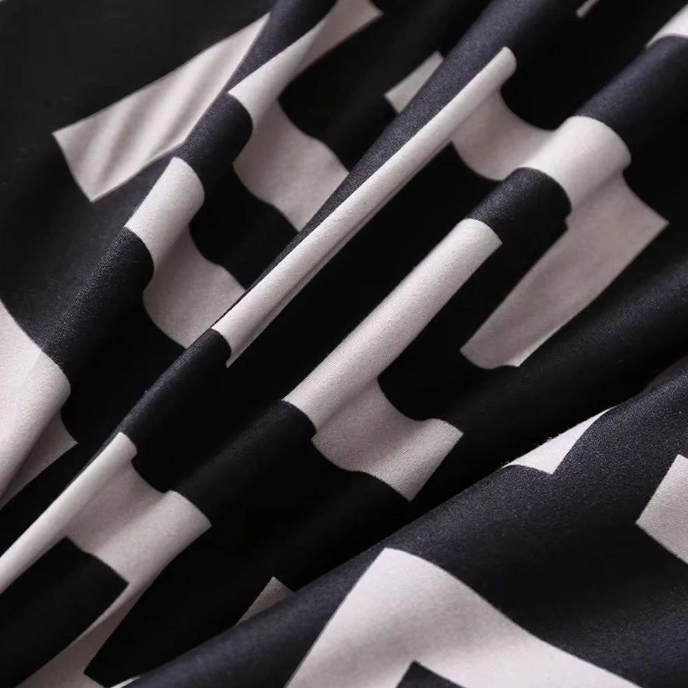 Noir Enigma Duvet Cover Set | 3pcs Duvet Cover Set by Casa & Beyond