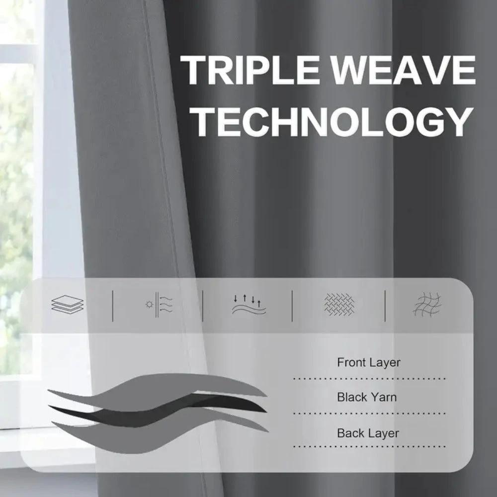 Noiréa Thermal Blackout Curtains by BowLift