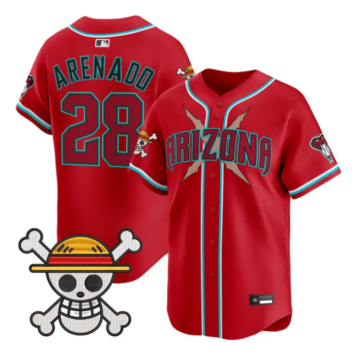 Nolan Arenado Jersey #28 Diamondbacks One Piece Vapor Premier Stitched by My Store