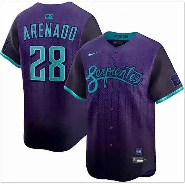 Nolan Arenado Jersey #28 Diamondbacks Vapor Premier Limited Stitched by My Store