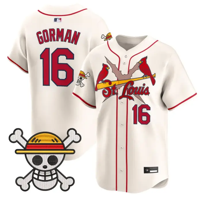 Nolan Gorman Jersey #16 St. Louis Cardinals One Piece Premier Stitched by My Store
