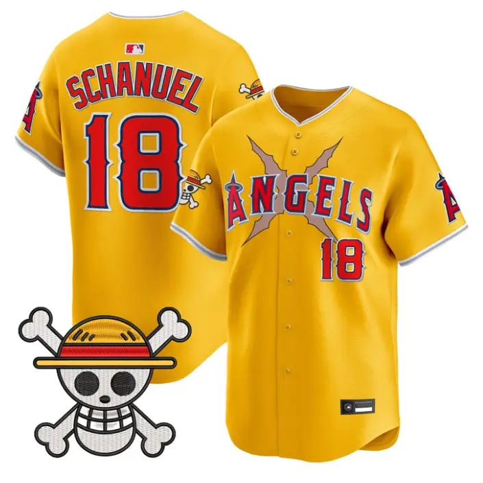 Nolan Schanuel Jersey #18 Los Angeles Angels One Piece Premier Stitched by My Store