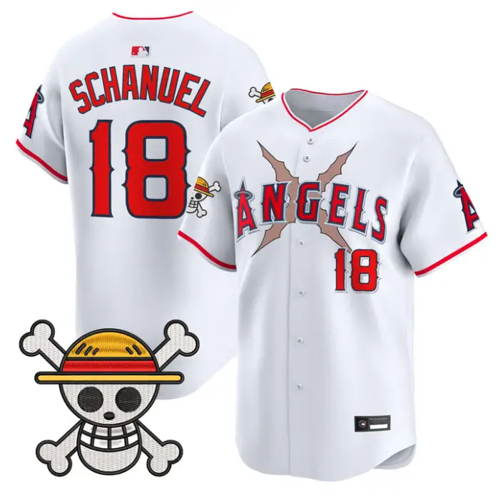 Nolan Schanuel Jersey #18 Los Angeles Angels One Piece Premier Stitched by My Store