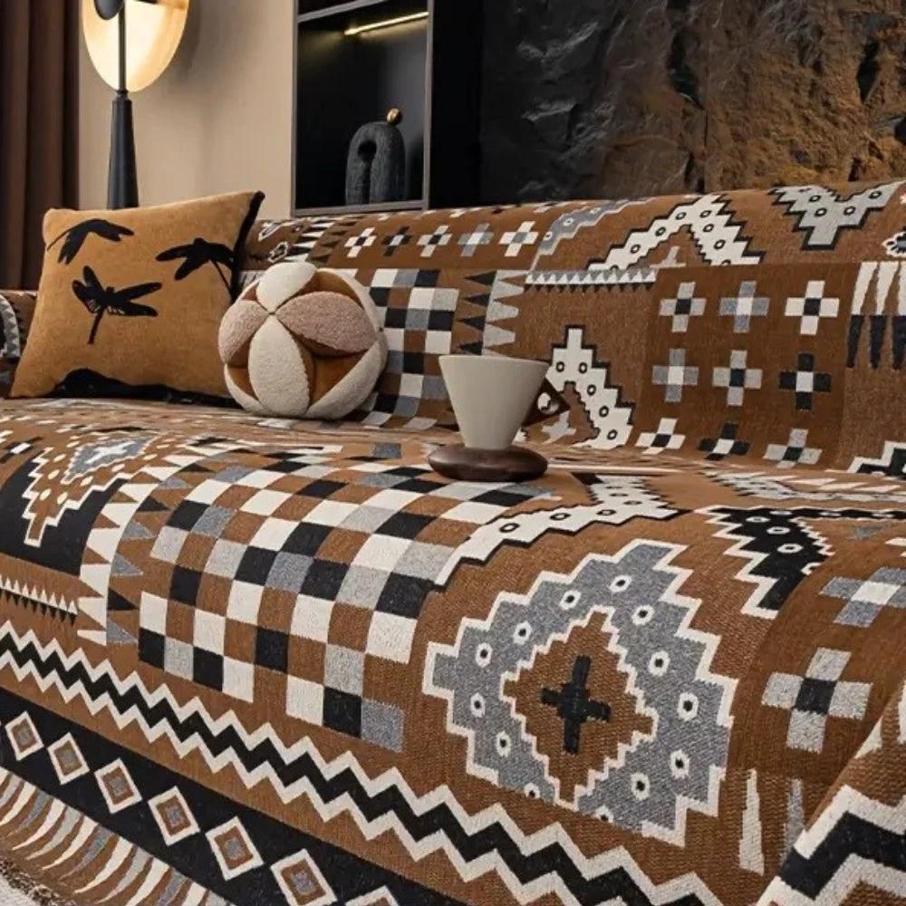 Nomad Charm Weave Sofa Cover by Casa & Beyond