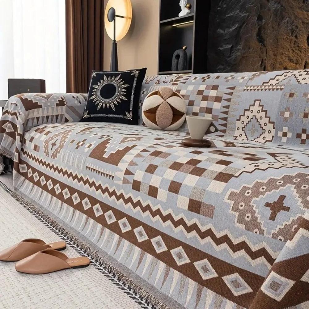 Nomad Charm Weave Sofa Cover by Casa & Beyond