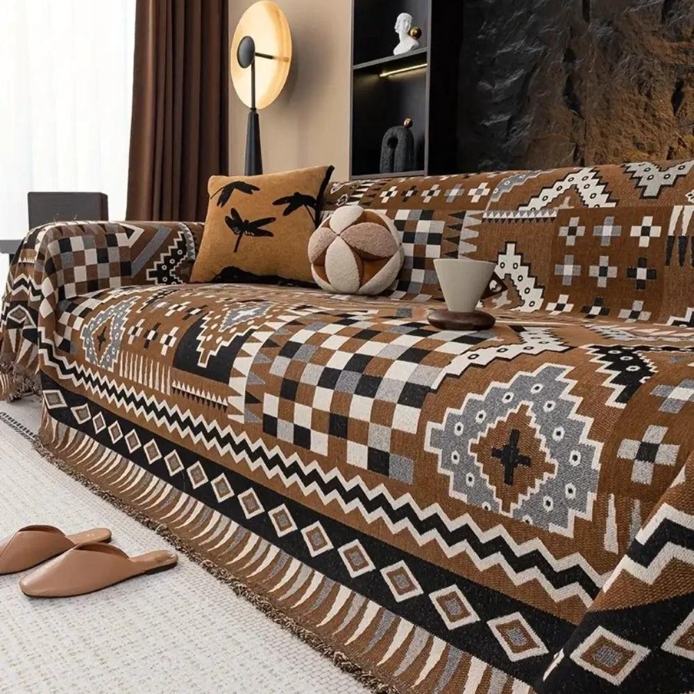 Nomad Charm Weave Sofa Cover by Casa & Beyond