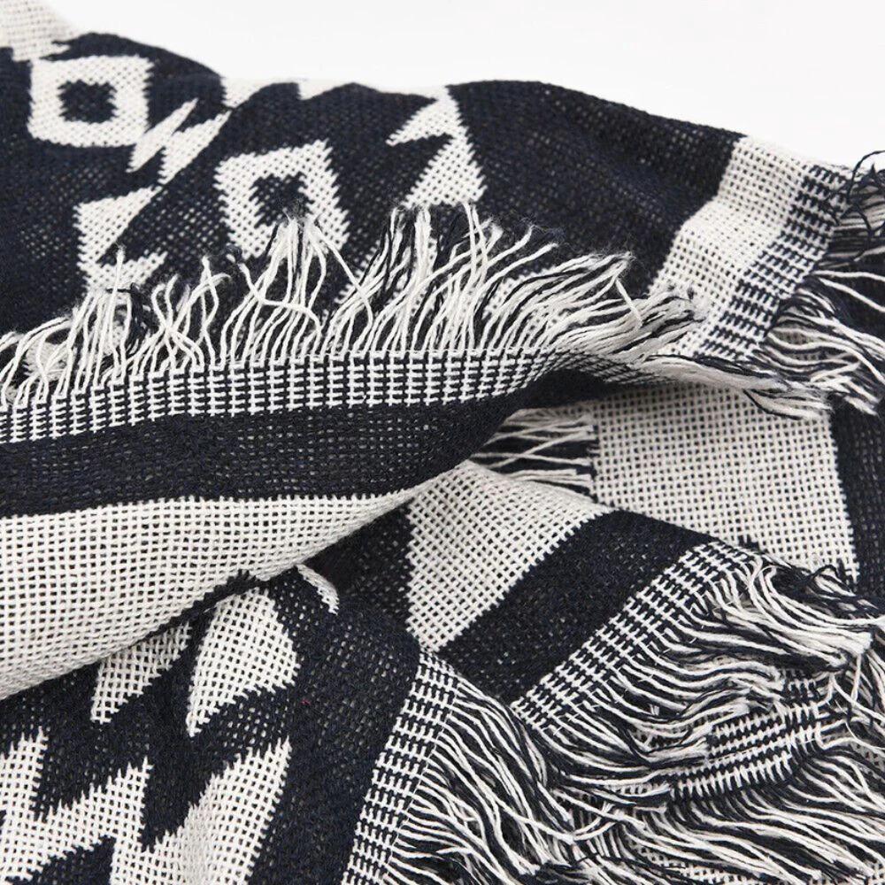 Nomad Weave Boho Throw Blanket by Casa & Beyond