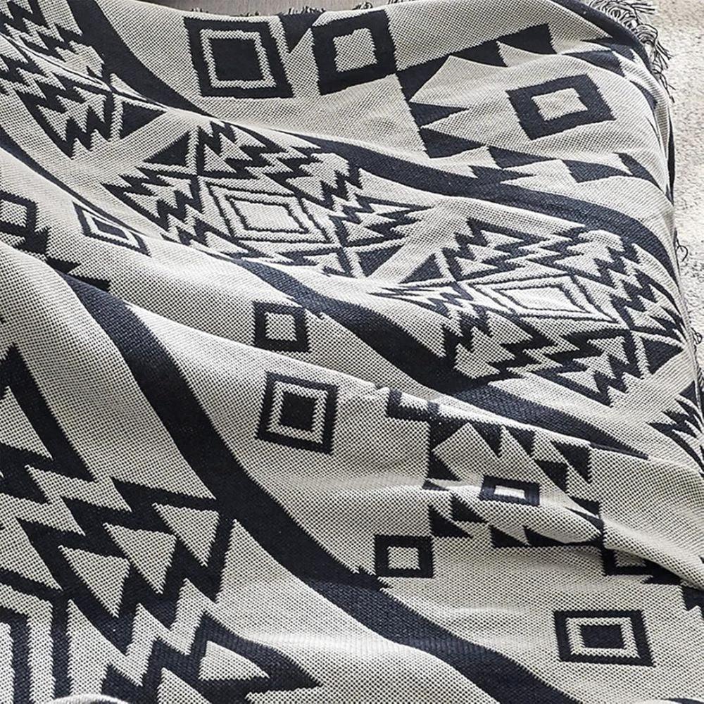 Nomad Weave Boho Throw Blanket by Casa & Beyond