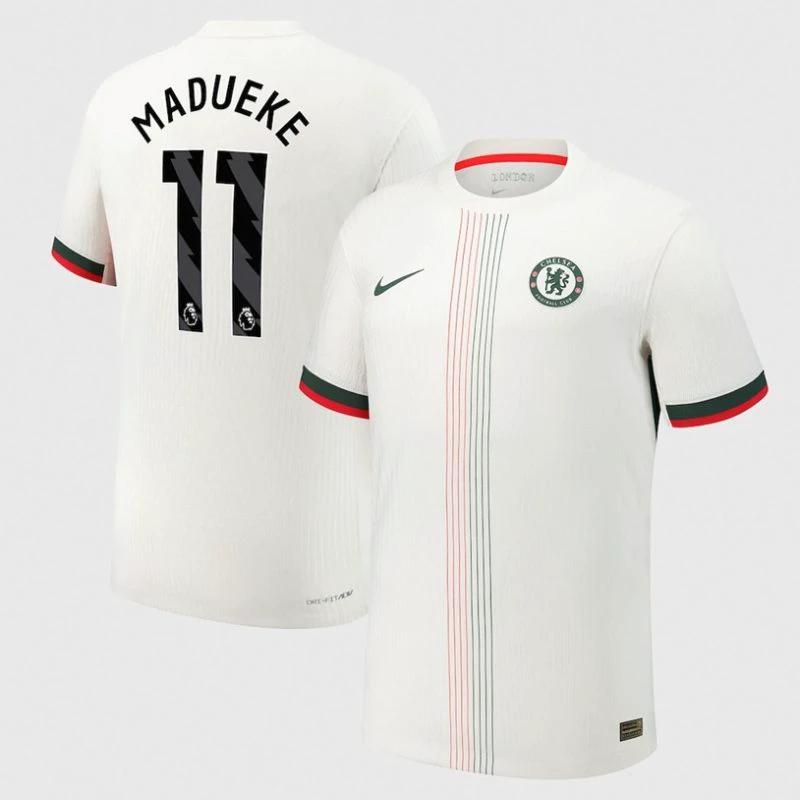 Noni Madueke 11 Chelsea 2025-26 Away Jersey – White by Soccer Jersey