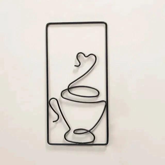 Fade-resistant Wall Art with Coffee Mug for Indoor and Outdoor Use Bowlift by Bowlift