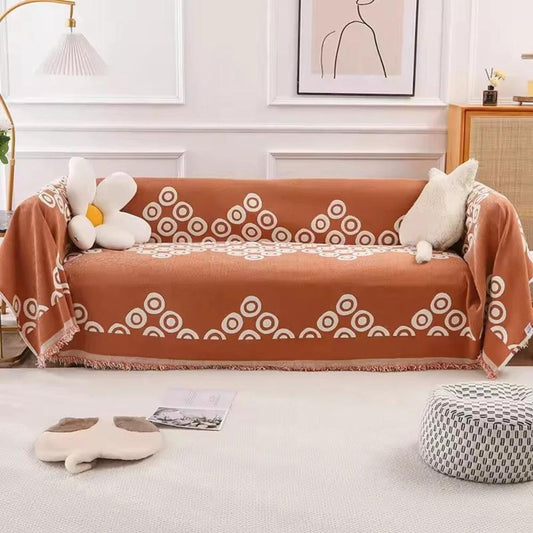 Circa Bloom Patterned Chenille Sofa Cover by Casa & Beyond