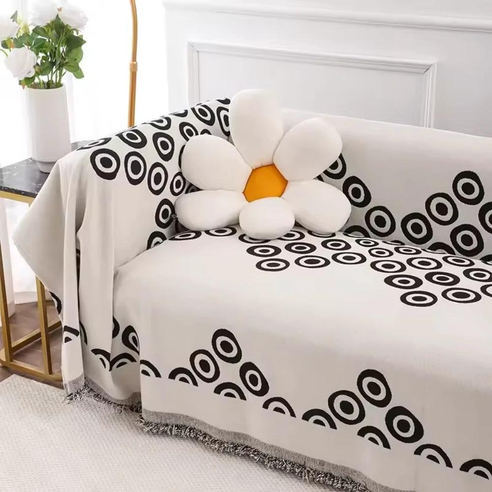 Circa Bloom Patterned Chenille Sofa Cover by Casa & Beyond