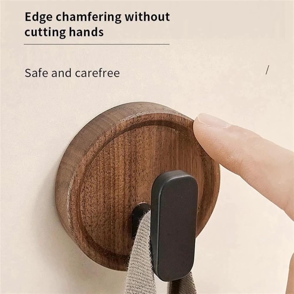 Nordic Walnut Wood Wall Hook by Casa & Beyond