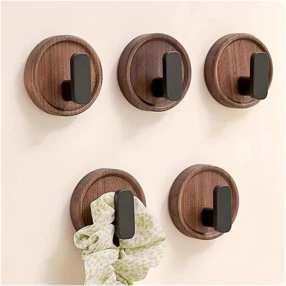 Nordic Walnut Wood Wall Hook by Casa & Beyond