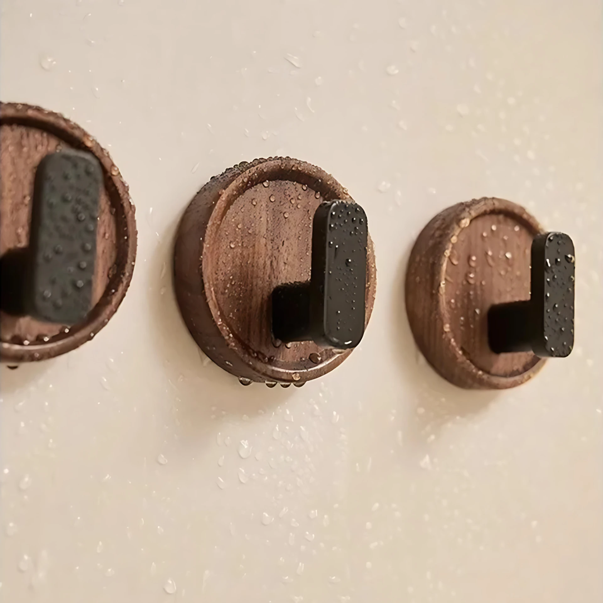 Nordic Walnut Wood Wall Hook by Casa & Beyond