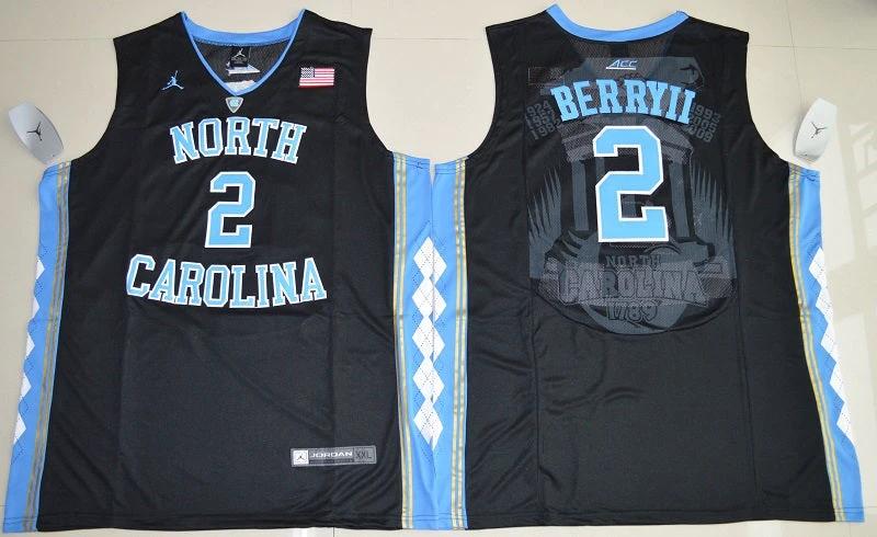 North Carolina Tar Heels #2 Joel Berry II NCAA Basketball Jersey Black by My store basketball
