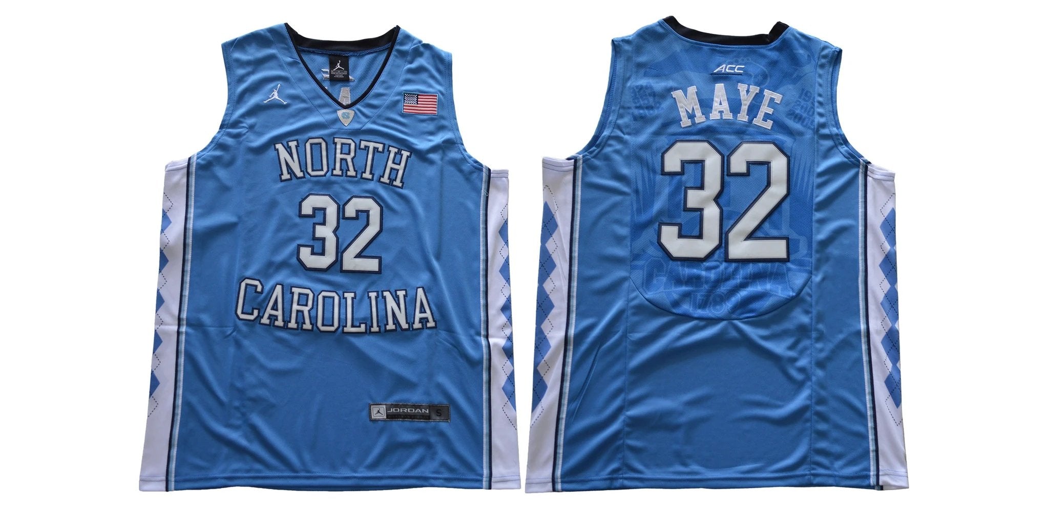 North Carolina Tar Heels #32 Maye NCAA Basketball Jersey Blue by My store basketball