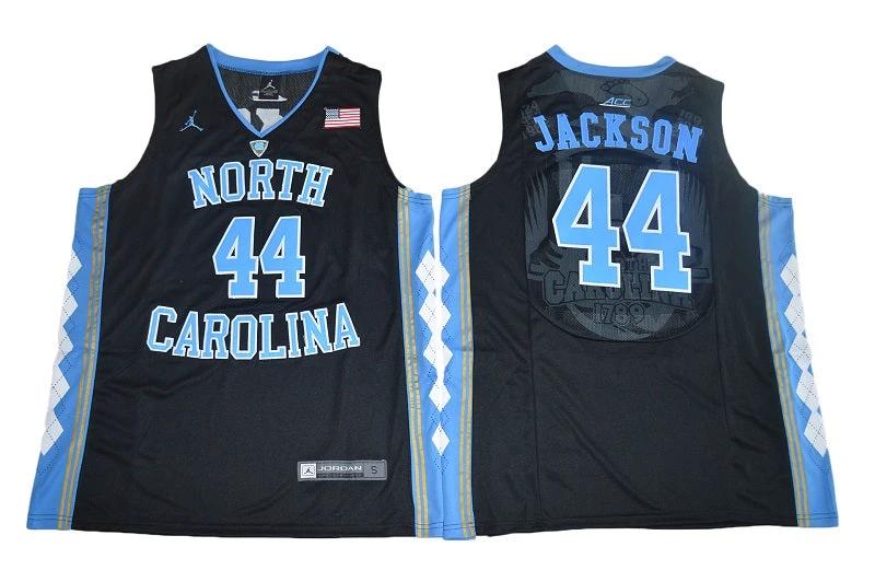 North Carolina Tar Heels #44 Justin Jackson NCAA Basketball Jersey Black by My store basketball