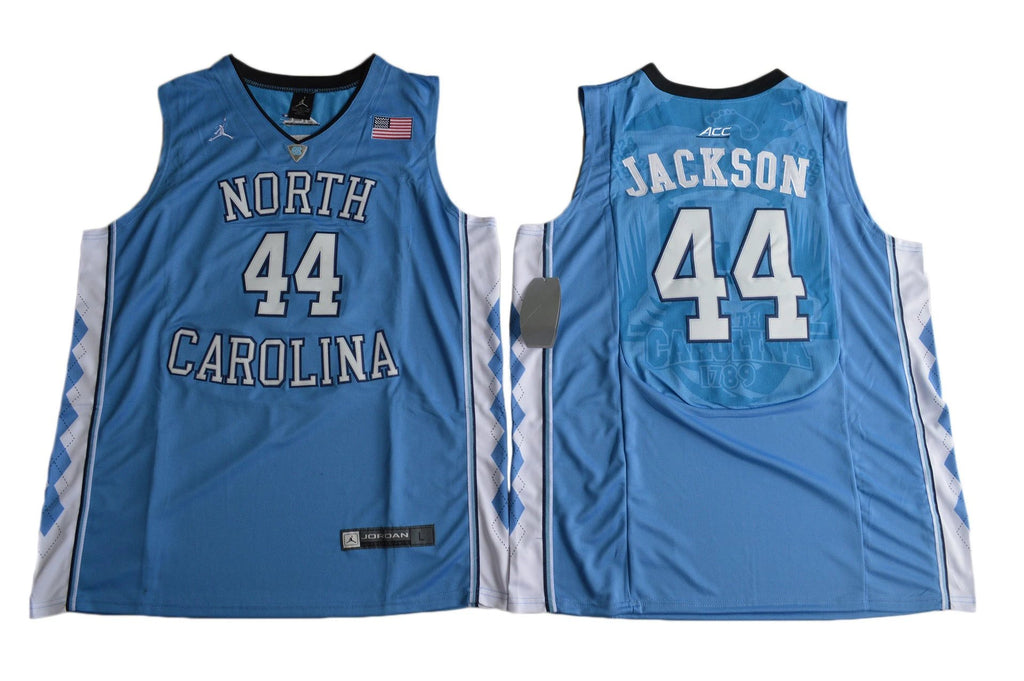 North Carolina Tar Heels #44 Justin Jackson NCAA Basketball Jersey Blue by My store basketball
