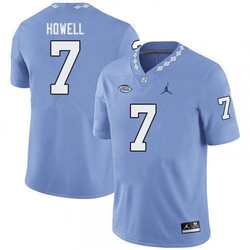 North Carolina Tar Heels #7 Sam Howell College Football Jersey Blue by My Store