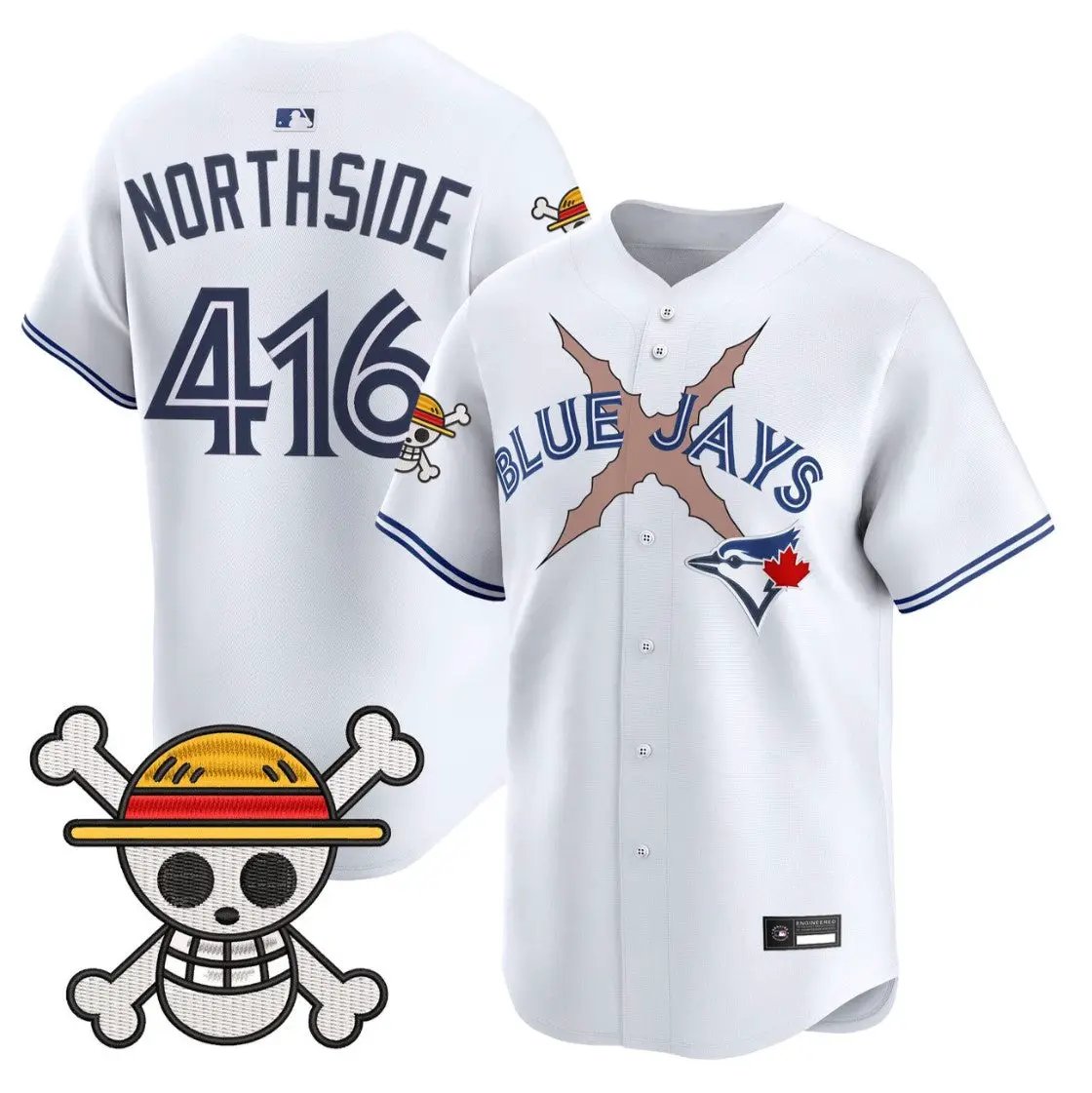 NorthSide Jersey #416 Blue Jays One Piece Premier Limited Stitched by My Store