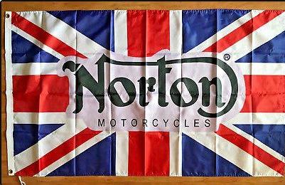 Norton Motorcycle Flag 3X5 Ft Polyester Banner USA 90x150cm by flagsjustdoit