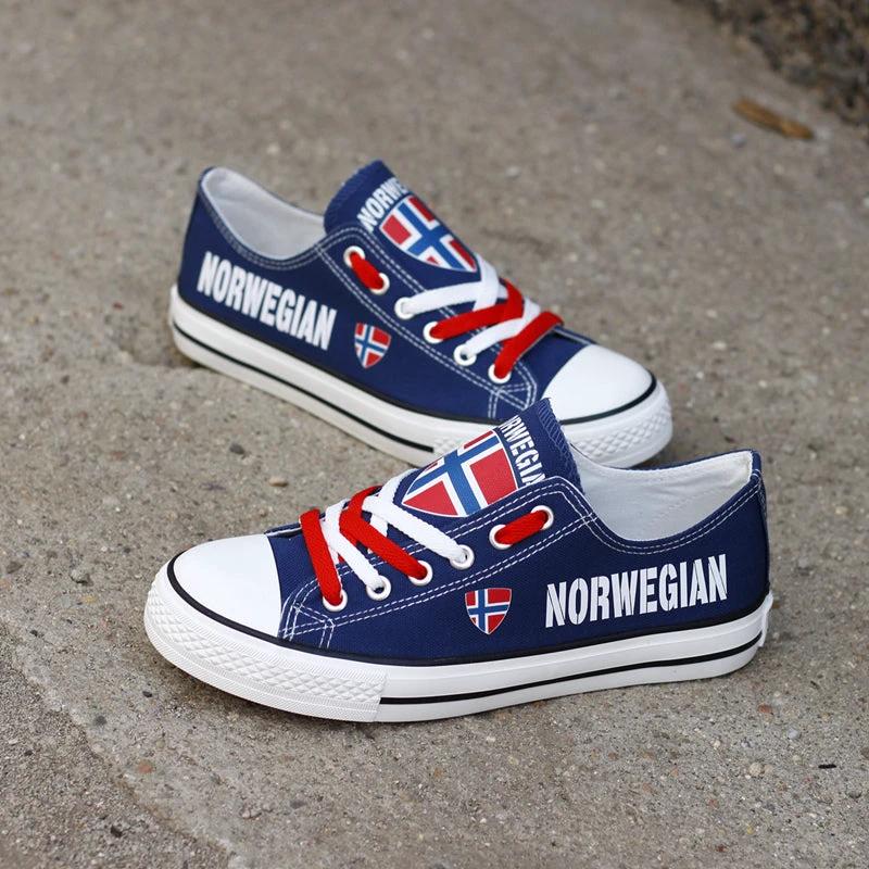 Norwegian Canvas Sneakers Shoes For Men Women Fans by Crocs
