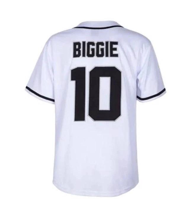 Notorious BIG Biggie Smalls Bad Boy Baseball Jersey White by My Store