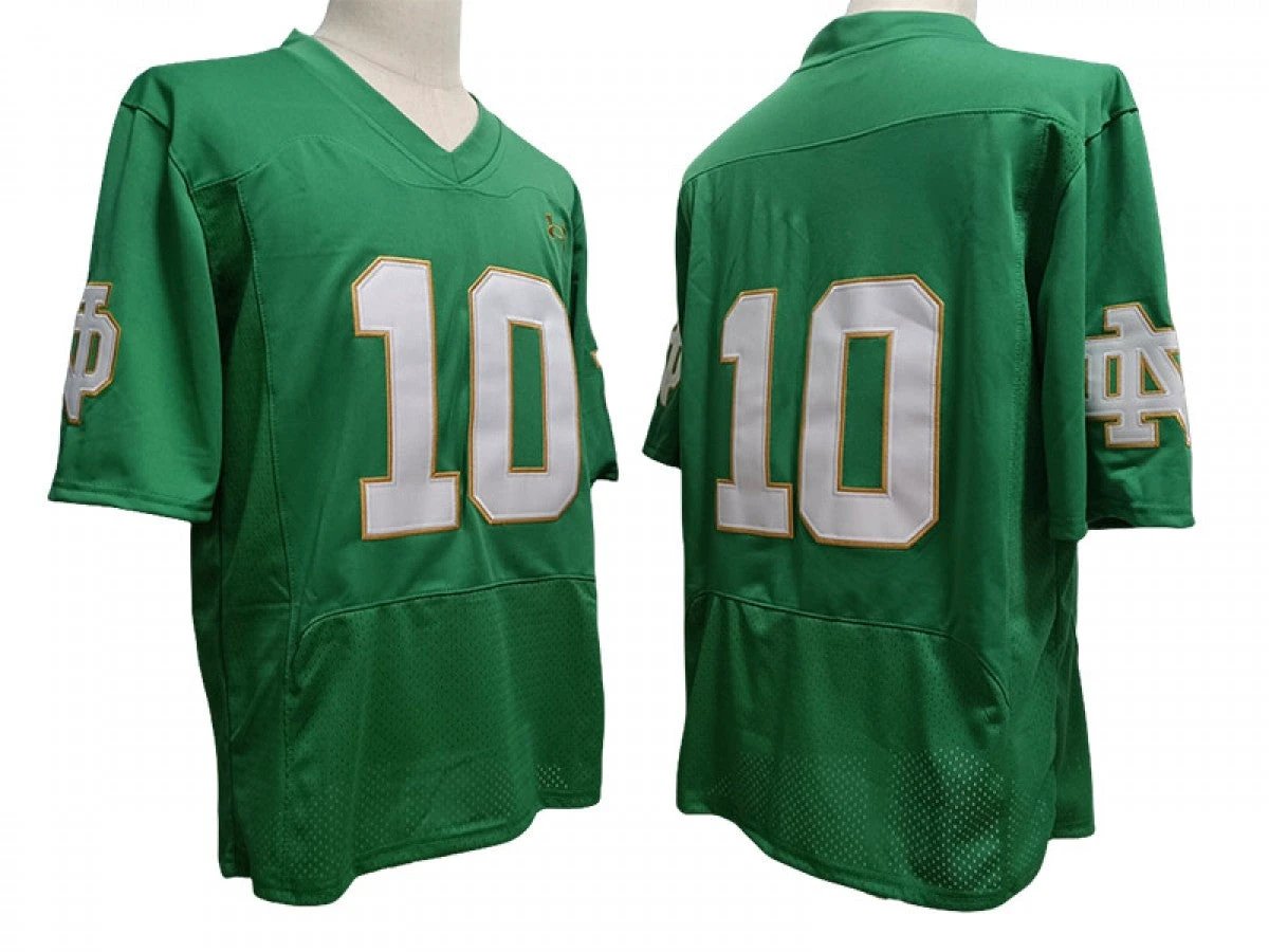 Notre Dame Fighting Irish #10 Vapor F.U.S.E. Limited Jersey Green by My Store NCAA Football Jerseys