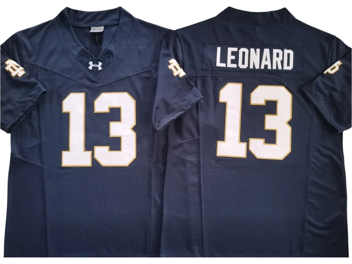Notre Dame Fighting Irish #13 Riley Leonard Vapor F.U.S.E. Limited Jersey Stitched by My Store NCAA Football Jerseys