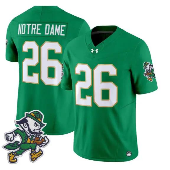 Notre Dame Fighting Irish 2026 Jersey #26 Limited - All Stitched by My Store NCAA Football Jerseys