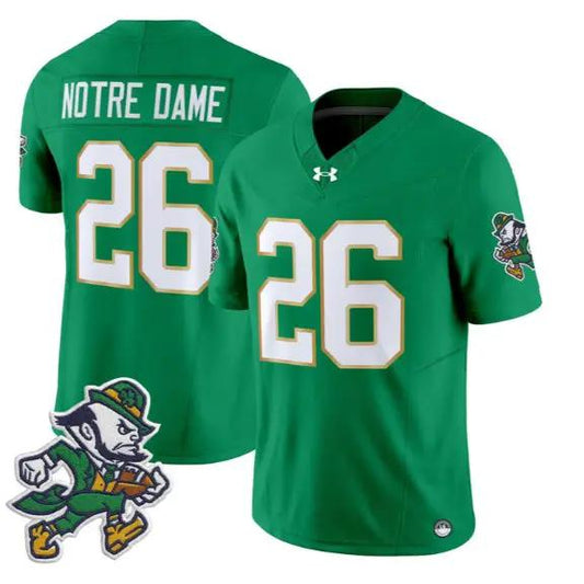 Notre Dame Fighting Irish 2026 Jersey #26 Limited - All Stitched by My Store NCAA Football Jerseys