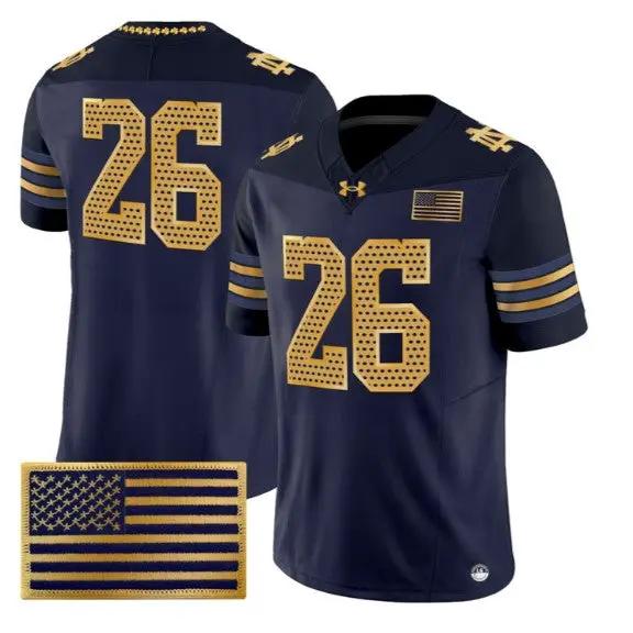 Notre Dame Fighting Irish 2026 Jersey #26 Limited - All Stitched by My Store NCAA Football Jerseys