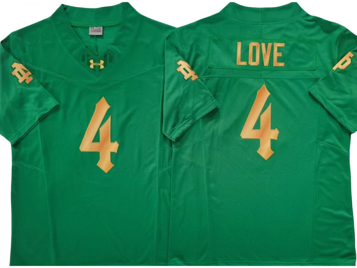 Notre Dame Fighting Irish #4 Jeremiyah Love Vapor F.U.S.E. Limited Jersey by My Store NCAA Football Jerseys