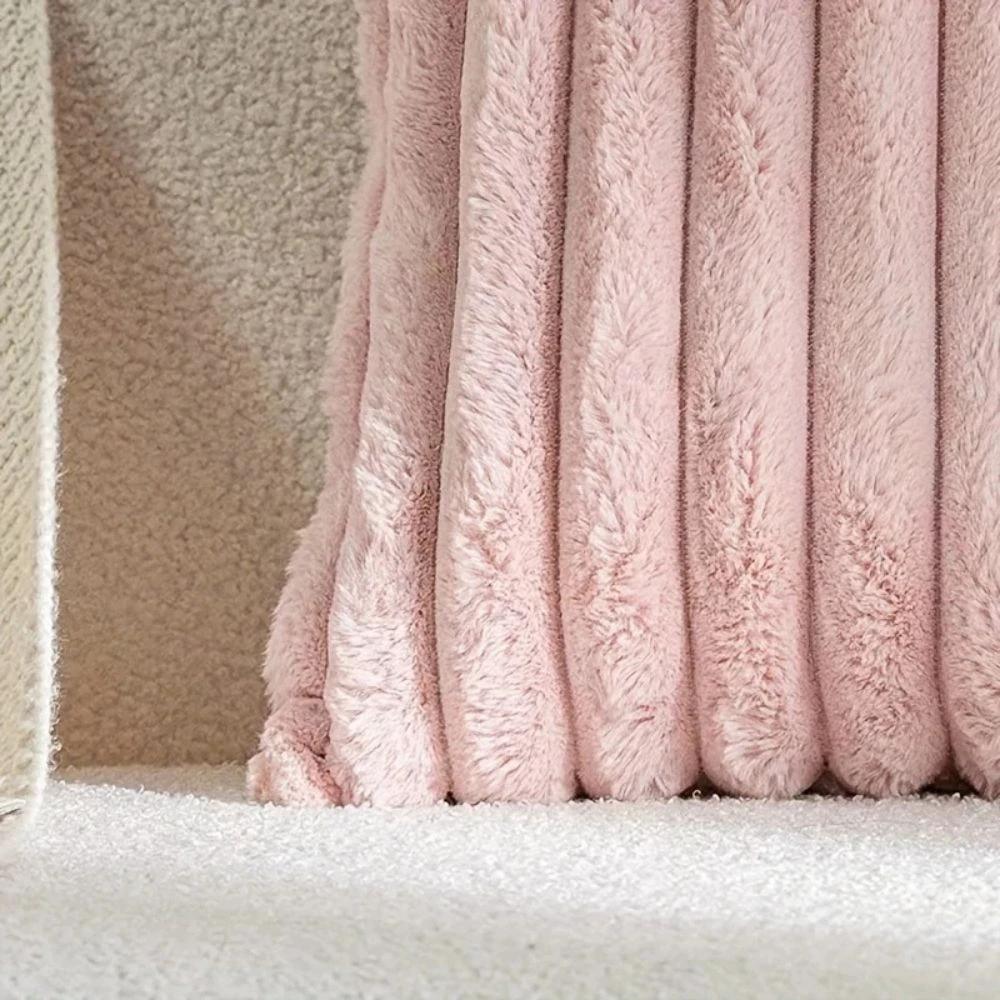 Nouvia Faux Fur Plush Cushion Cover by Casa & Beyond