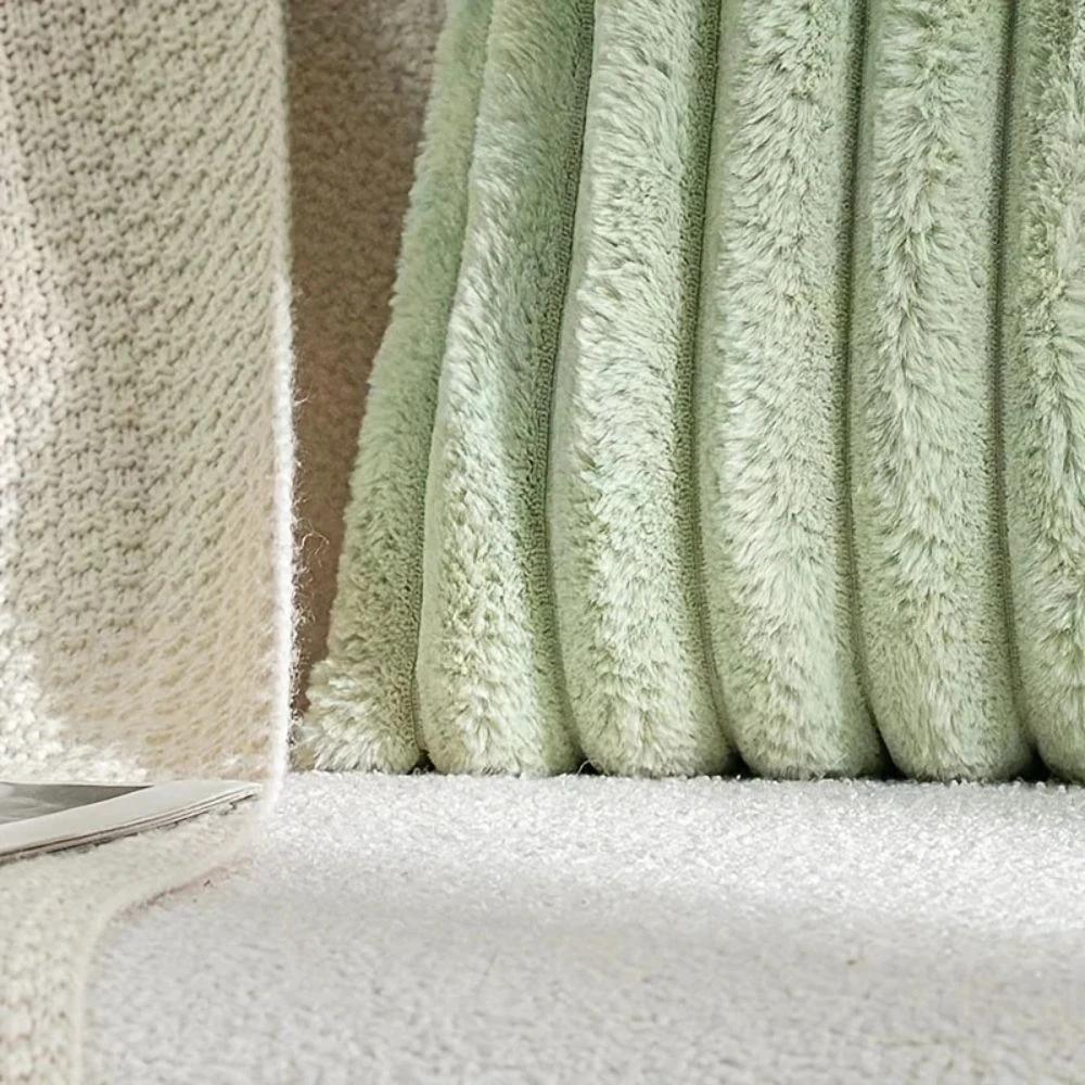 Nouvia Faux Fur Plush Cushion Cover by Casa & Beyond