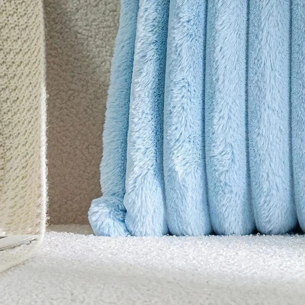 Nouvia Faux Fur Plush Cushion Cover by Casa & Beyond
