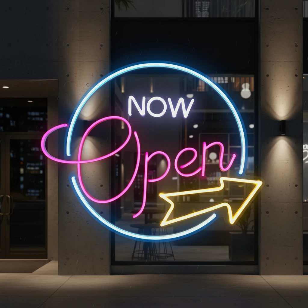 Now Open Neon Signs Led Neon Sign by Neonchics