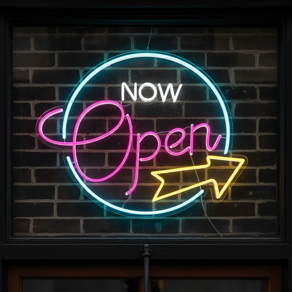 Now Open Neon Signs Led Neon Sign by Neonchics