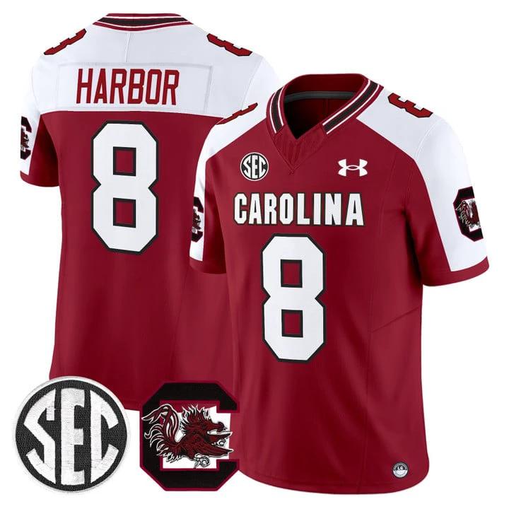 Nyck Harbor Jersey #8 South Carolina Gamecocks 2025 Stitched Garnet Alternate by My Store