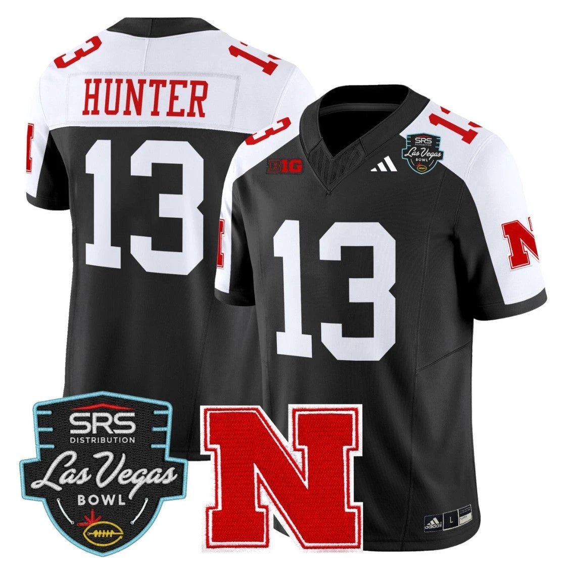 Nyziah Hunter Jersey #13 Nebraska Cornhuskers 2025 Las Vegas Bowl Stitched by My Store NCAA Football Jerseys