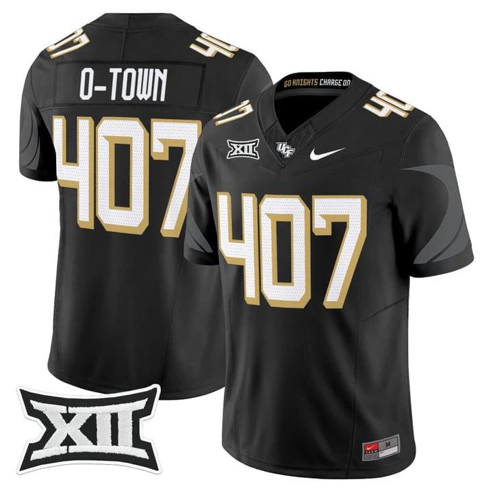 O-Town Jersey #407 UCF Knights 2025 Vapor Limited Football Stitched Black by My Store NCAA Football Jerseys
