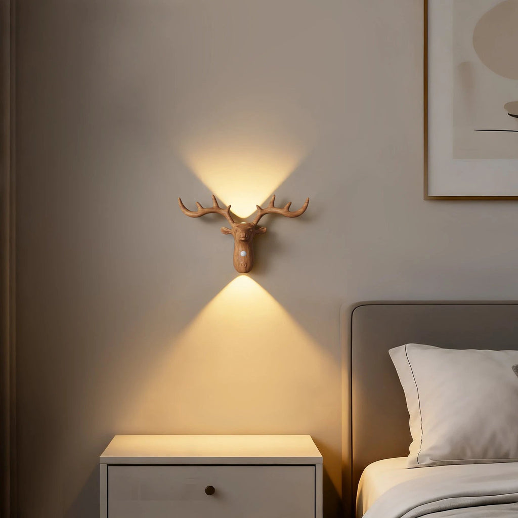 New LED Motion-Sensing Bedside Wall Lamp Rechargeable Magnetic Wireless Bedroom Wall Light by BowLift