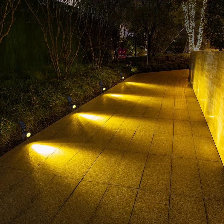 SolarBeam Outdoor Solar Spotlight with Stake for Landscaping Bowlift by Bowlift