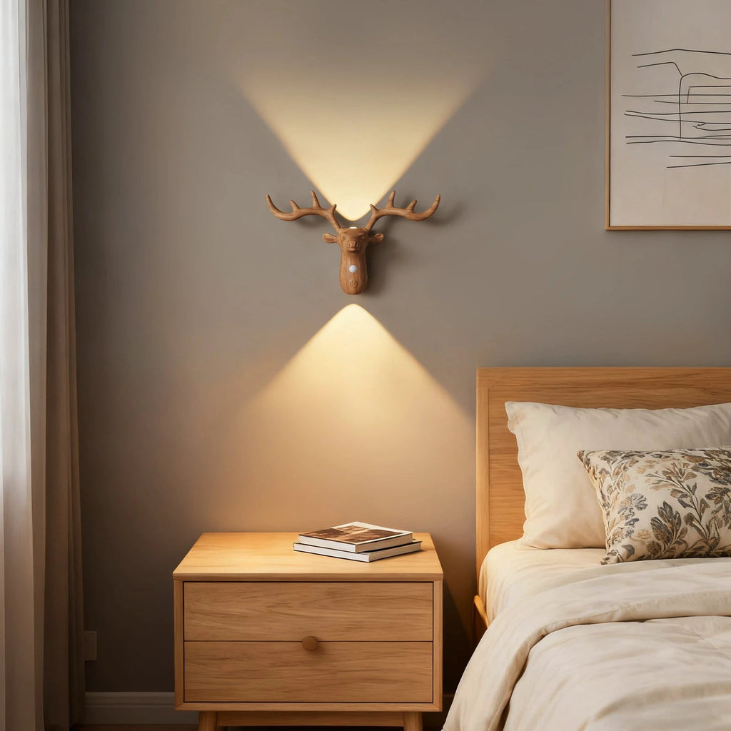 New LED Motion-Sensing Bedside Wall Lamp Rechargeable Magnetic Wireless Bedroom Wall Light by BowLift