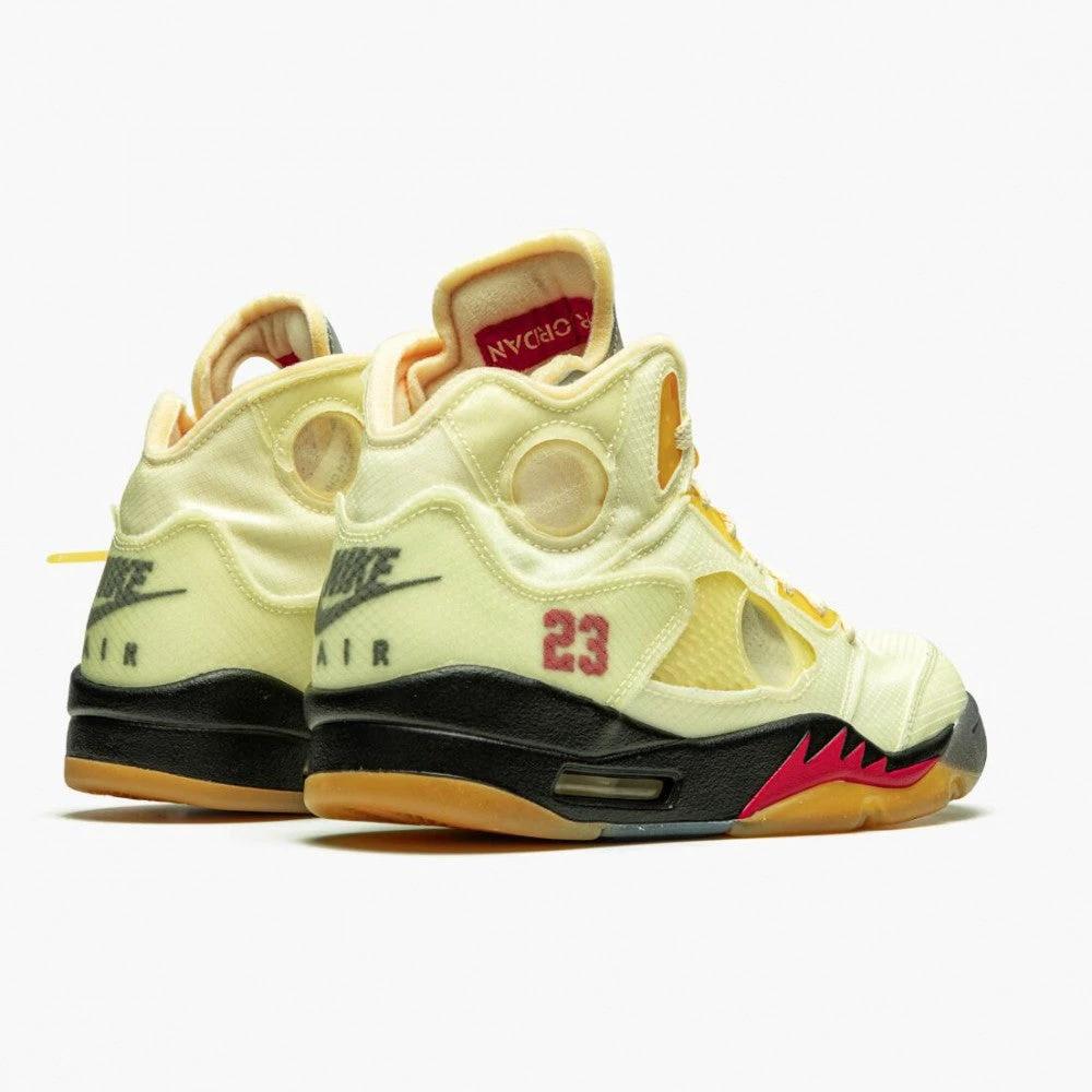 OFF-WHITE x Air Jordan 5 Retro Sail by Air Jordan